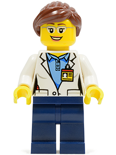 This LEGO minifigure is called, Space Scientist . It's minifig ID is cty0563.