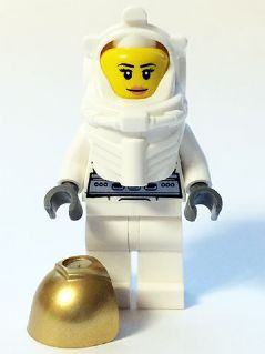 Display of LEGO City Utility Shuttle Astronaut, Female