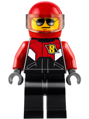 Display of LEGO City Pilot, Race Plane