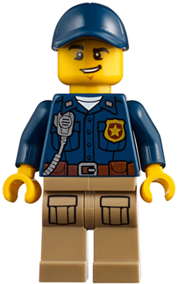 Display of LEGO City Mountain Police, Officer Male
