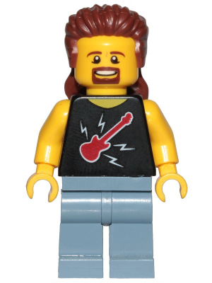 This LEGO minifigure is called, Nate, Fun Fair Stand Worker *Never assembled. It's minifig ID is cty1020.