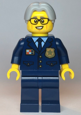 Display of LEGO City Police Chief, Wheeler