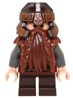 This LEGO minifigure is called, Gimli . It's minifig ID is dim007.
