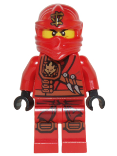 This LEGO minifigure is called, Kai (Jungle Robe), Tournament of Elements . It's minifig ID is dim011.