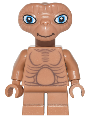 This LEGO minifigure is called, E. T. . It's minifig ID is dim030.