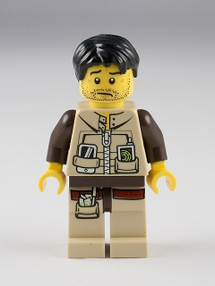 This LEGO minifigure is called, Hero, Scout . It's minifig ID is dino003.