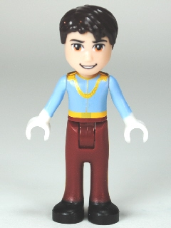 Display of LEGO Disney Prince Charming, Light Blue Top