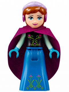 Display of LEGO Disney Anna
