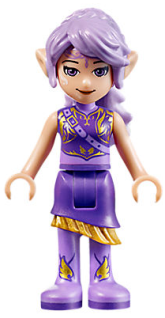 This LEGO minifigure is called, Aira Windwhistler, Boots . It's minifig ID is elf050.