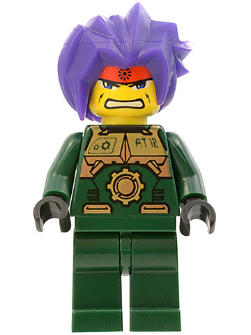 This LEGO minifigure is called, Ryo, Gold Armor . It's minifig ID is exf014.