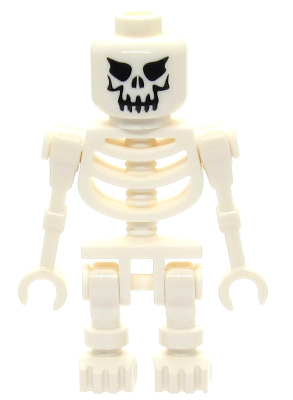 This LEGO minifigure is called, Skeleton, Fantasy Era Torso with Evil Skull . It's minifig ID is gen018.