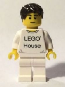 Display of LEGO LEGO Brand LEGO House Minifigure