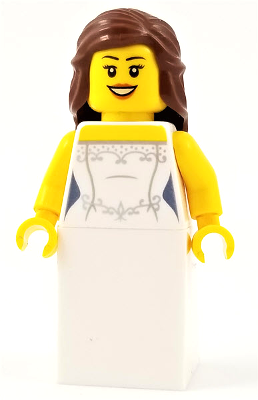 Display of LEGO Holiday & Event Bride, Wedding Dress