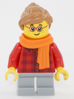 Display of LEGO Holiday & Event Girl with Scarf