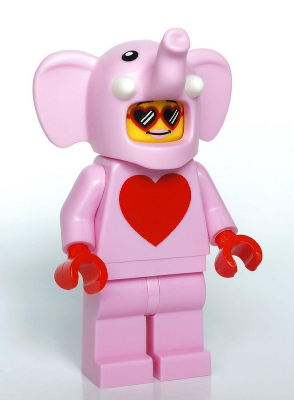 Display of LEGO LEGO Brand Love Elephant