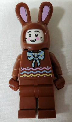 Display of LEGO LEGO Brand Chocolate Bunny