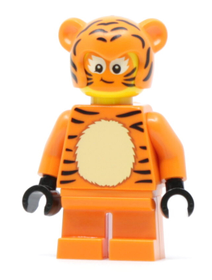 Display of LEGO LEGO Brand Tiger Cub Suit Girl