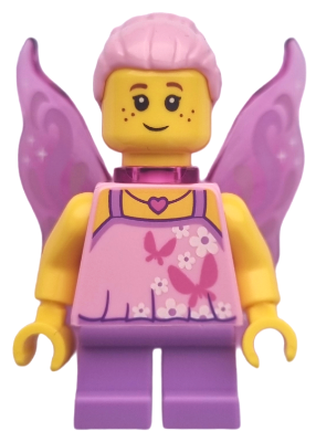 This LEGO minifigure is called, Fairy Girl . It's minifig ID is hol300.