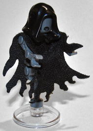 This LEGO minifigure is called, Dementor, Black Cloak and Hood . It's minifig ID is hp101.