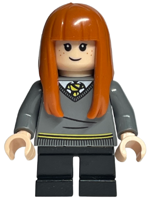 This LEGO minifigure is called, Susan Bones, Rubber Hair . It's minifig ID is hp149a.