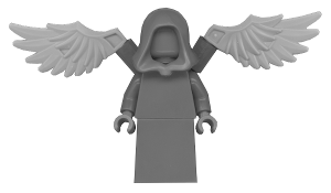 This LEGO minifigure is called, Statue, Tom Riddle Grave . It's minifig ID is hp199.