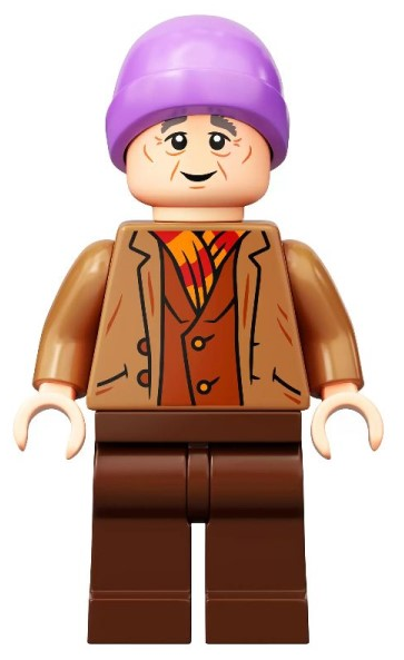 Display of LEGO Harry Potter Mr. Flume