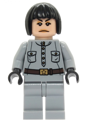 Display of LEGO Indiana Jones Irina Spalko