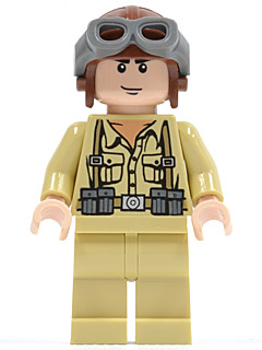 This LEGO minifigure is called, German Soldier 5 . It's minifig ID is iaj023.