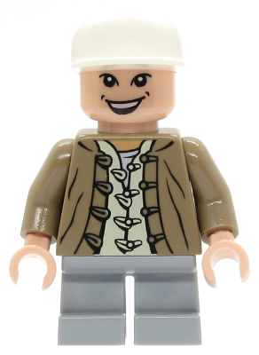 Display of LEGO Indiana Jones Short Round