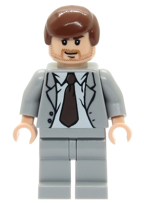This LEGO minifigure is called, Indiana Jones, Gray Suit . It's minifig ID is iaj039.