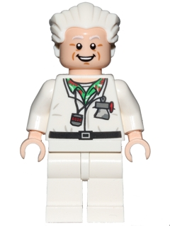 This LEGO minifigure is called, Doc Brown, Short Hair . It's minifig ID is idea002.