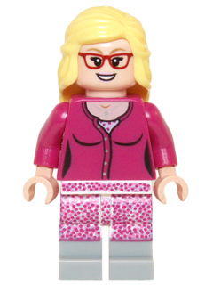 This LEGO minifigure is called, Bernadette Rostenkowski . It's minifig ID is idea018.