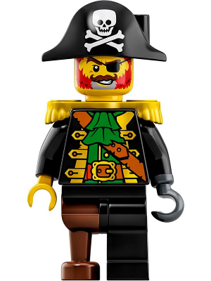Display of LEGO LEGO Ideas (CUUSOO) Captain Redbeard (LEGO Ideas)