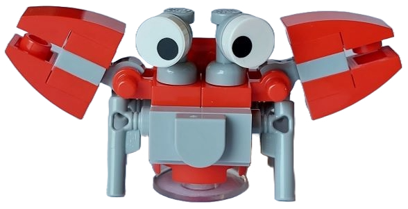 This LEGO minifigure is called, Crabmeat, Open Eyes . It's minifig ID is idea165.