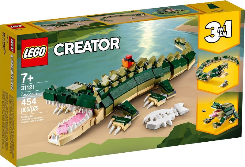 Box art for LEGO Creator Crocodile 31121