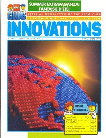 Cover for LEGO Innovations 1990 Volume 1 Issue 2 / Excellent used condition in90v1i2
