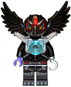 This LEGO minifigure is called, Razar, Flat Silver Armor . It's minifig ID is loc001.