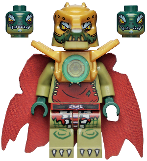 This LEGO minifigure is called, Crominus, Tattered Cape . It's minifig ID is loc023.