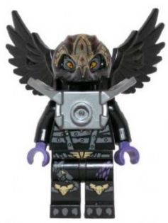 This LEGO minifigure is called, Rawzom, Flat Silver Armor . It's minifig ID is loc033.