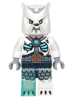 Display of LEGO Legends of Chima Ice Bear Warrior 2