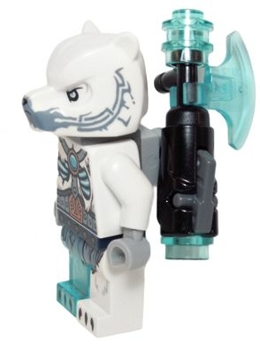 This LEGO minifigure is called, Iceklaw, Freeze Cannon Pack . It's minifig ID is loc154.