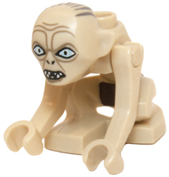 This LEGO minifigure is called, Gollum, Narrow Eyes . It's minifig ID is lor031.