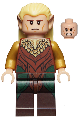 This LEGO minifigure is called, Legolas, Reddish Brown and Gold Robe . It's minifig ID is lor035.