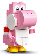 Display of LEGO Super Mario Pink Yoshi