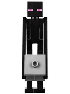 This LEGO minifigure is called, Enderman, Light Bluish Gray Block *No box. It's minifig ID is min024.