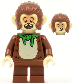 Display of LEGO Monkie Kid Brother Monkey