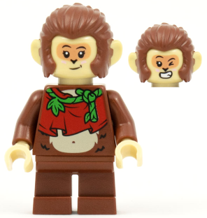 Display of LEGO Monkie Kid Sister Monkey