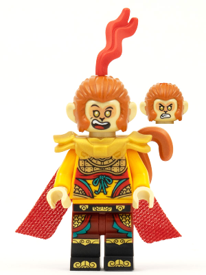 Display of LEGO Monkie Kid Battle Monkey King