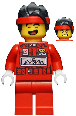 Display of LEGO Monkie Kid Monkie Kid, Racing Suit