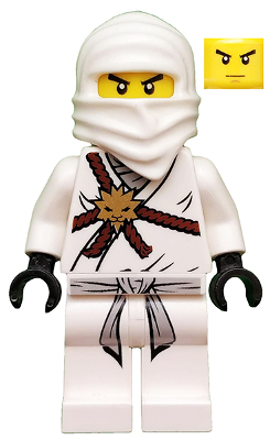 This LEGO minifigure is called, Zane, The Golden Weapons . It's minifig ID is njo001.